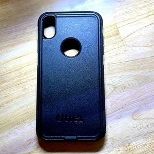 EUC Otterbox Commuter black case for iPhone Xs Max